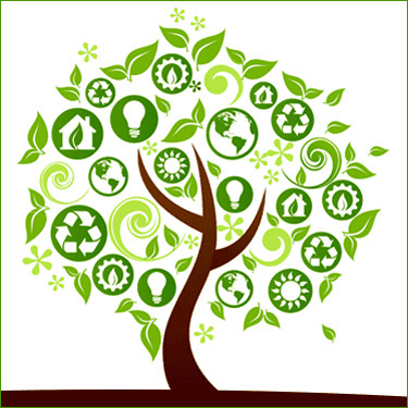 Going green tree